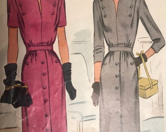 SALE Rare Vintage 1944 Dress Pattern---McCalls 5906---Size 16  Bust 34