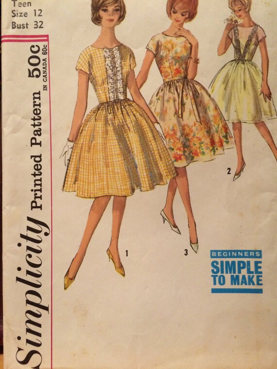 Cute Vintage Dress Pattern