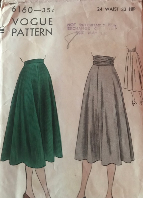 1950s flared skirt