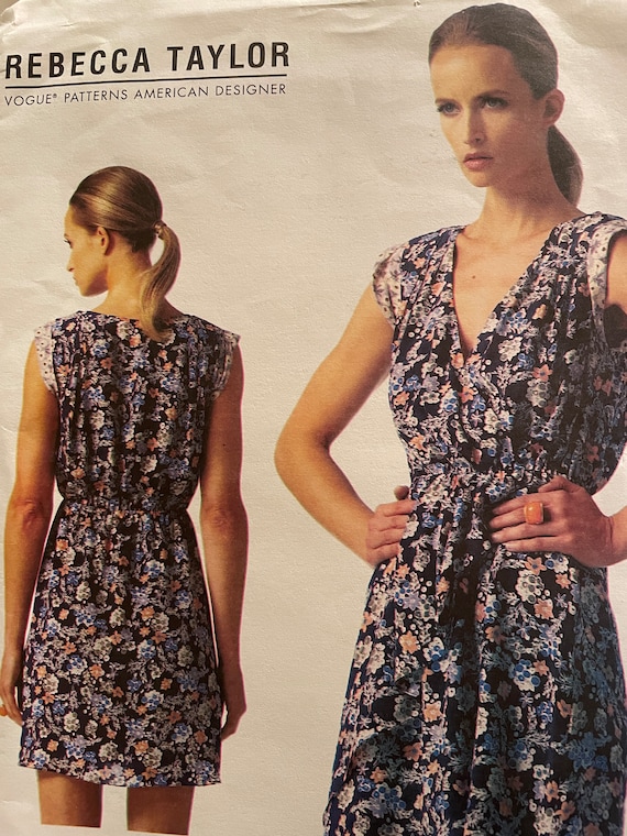 Rebecca Taylor Dress Pattern---vogue 1344---sizes 6-14 Bust 30 1/2 Thru 36 UNCUT and Factory Folded - Etsy Rebecca Taylor Dress Pattern---vogue 1344---sizes 6-14 Bust 30 1/2 Thru 36 UNCUT and Factory Folded - Etsy