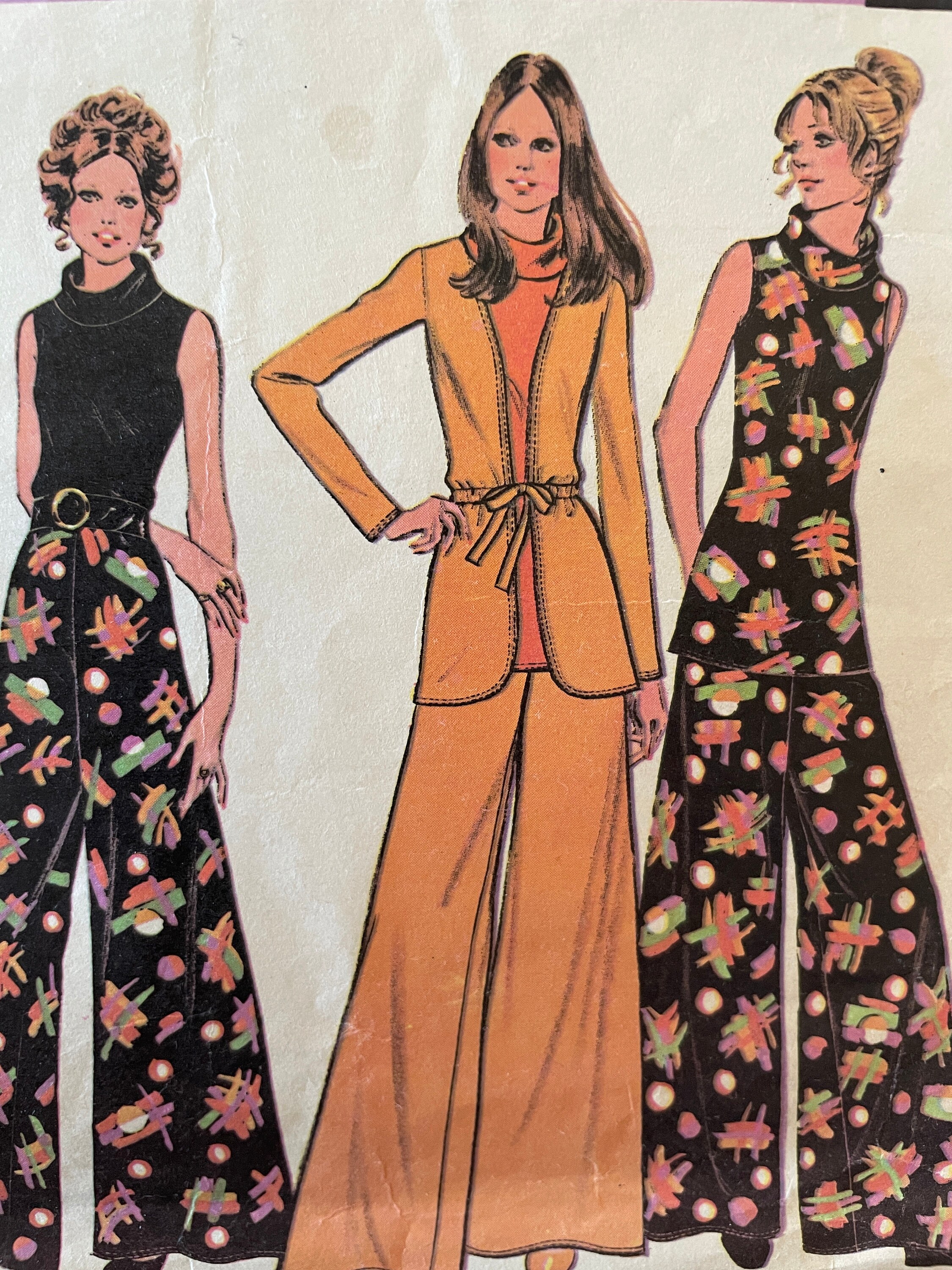 Vintage Holly's Harp 1970s Crop Top and Wide Leg Palazzo Pants Ensemble  Small For Sale at 1stDibs | palazzo pants 70s, 1970s palazzo pants, palazzo  pants 1970s