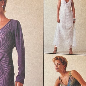 Elegant Sheer Dress and Shrug Pattern---McCalls NYNY 9337---Sizes 8-10-12  Bust 31 1/2 Thru 34  UNCUT and Factory Folded