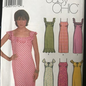Cute Set of Summer Dresses With Several Options---Simplicity 9613---Sizes 4-10  Bust 30 Thru 36  UNCUT and Factory Folded