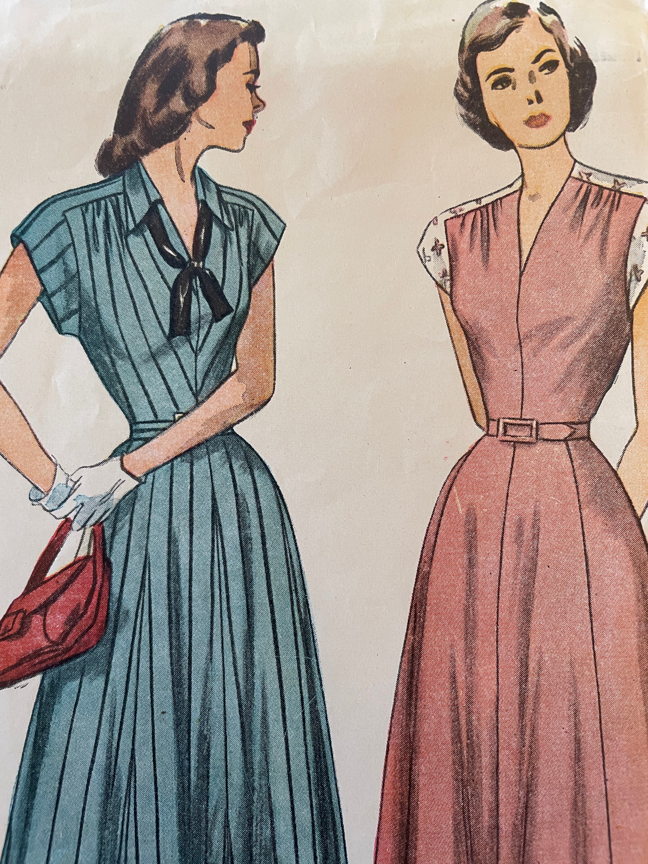 white christmas dresses Cindy Dress Windsor Wine | Vintage 1940s Style Short Sleeve Dress main image 0