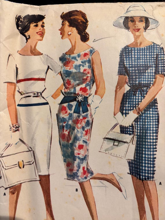 Vestido Vintage Tubinho Anos 60 Vestido Tubinho Regata Verde