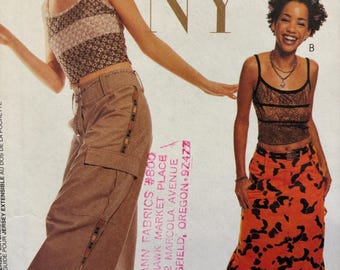 Cute Top, Cargo Pants and Skirt Pattern---McCalls 2240---Sizes 1/2, 3/4, 5/6, 7/8  UNCUT and Factory Folded