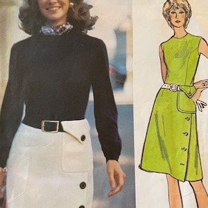 Vogue Paris Original Dress by Molyneux---Size 8  Bust 31 1/2  UNCUT and Factory Folded