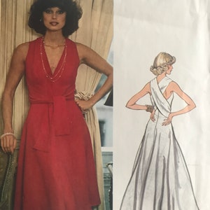 SALE Vogue Couturier Design Dress Pattern by Belinda Bellville---Vogue 1192---Size 6  Bust 30 1/2  UNCUT Factory Folded