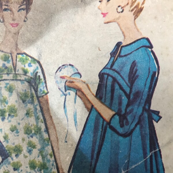 Vintage 1960's Maternity Top and skirt Pattern---McCalls 4819---Size 12  Bust 32  UNCUT and Factory Folded