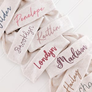 Custom Baby Name Hat – Embroidered Newborn Beanie, Personalized Infant Hat, Baby Boy or Girl Hat, Name Announcement, Coming Home Hat