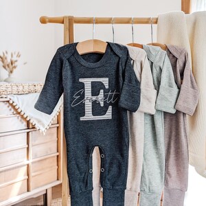 Personalized Embroidered Baby Romper with Hat: Newborn Coming Home Outfit