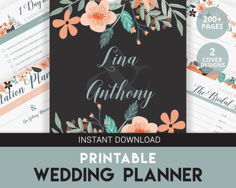 Diy Wedding Planner Wedding Planner Gift For Bride Etsy