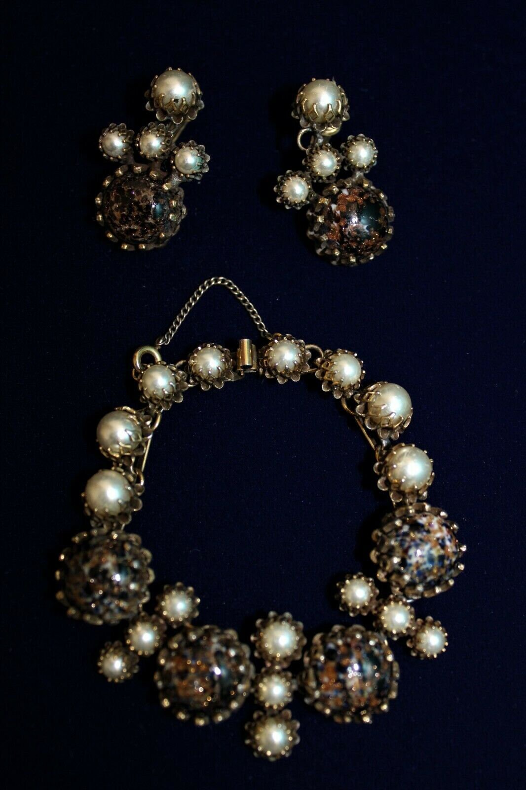 Christian Dior by Kramer Jewelry Set 1950's. Bracelet and Etsy