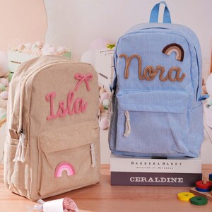 Personalized Kid Backpacks, Custom Toddler Backpack, Name Children&#39;s School Bag for Girls Boys Kid Gift Preschool Toddler Book Bag