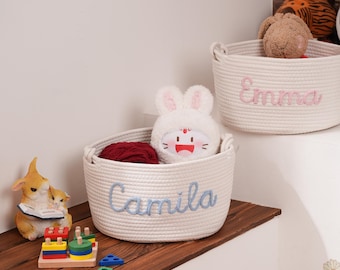 Baby Gifts, Newborn Baby Gift Personalized Baby Shower Basket, Baby Girl Boy, Custom Baby Name  Nursery Newborn Baby Gift, New Mother Gift