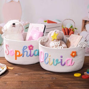Babyparty-Geschenk-Korb, personalisierter Korb, Baby-Geschenk-Korb, Neugeborener Name Baby-Korb-Geschenk, Haustier-Korb, kundenspezifischer Namenskorb, neues Baby-Geschenk