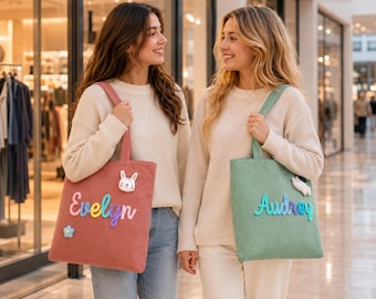 Personalized Name Handbag, Custom Kids Name Handbag,Baby Shower Gifts, Traveling Children's handbags, Birthday Gift Toddler Tote for Girls