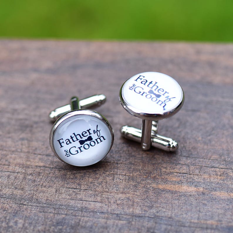 groomsmen Cufflinks tie bar tie pin Accessories Monogrammed cufflinks and tie clip Silver Personalized Gift initial letter studs