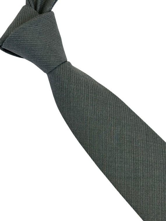 Cravate Pour Homme En Lin Frederick Thomas – Vert émeraude Foncé Texturé – Neuf Avec étiquettes