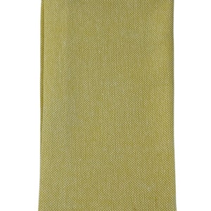 Frederick Thomas pastel pale yellow lemon cotton pocket square handkerchief