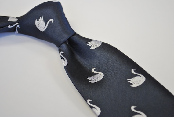 Frederick Thomas Designer Herren Krawatte - Dunkelblau