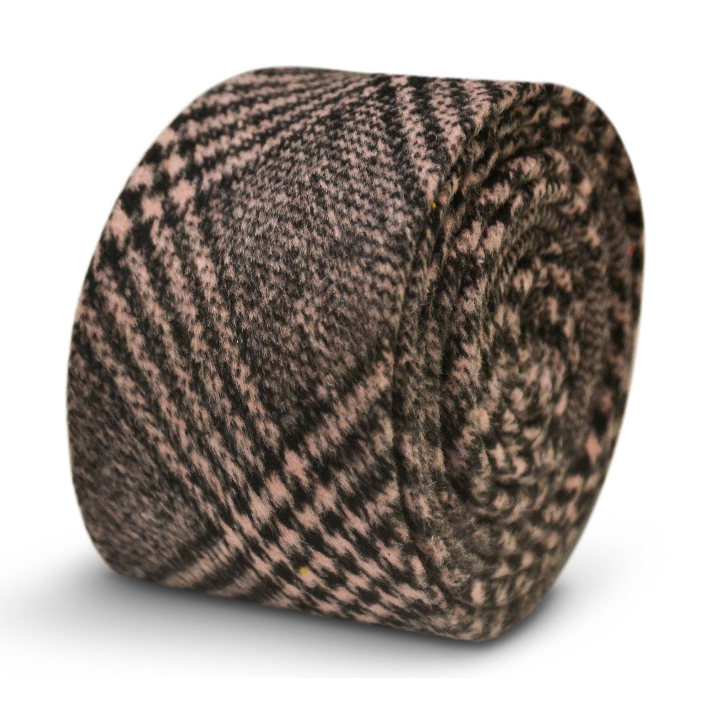 Tangerine and Black Striped Tie