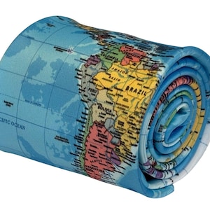 Weltkarte Design Krawatte von Friedrich Thomas