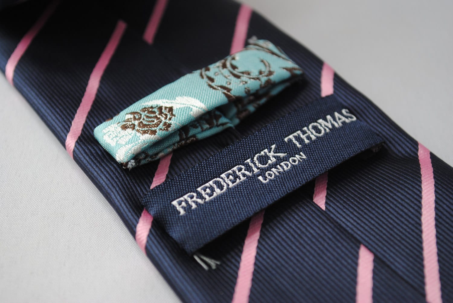 Club Room Mens Floral Tie Navy Size Regular 1