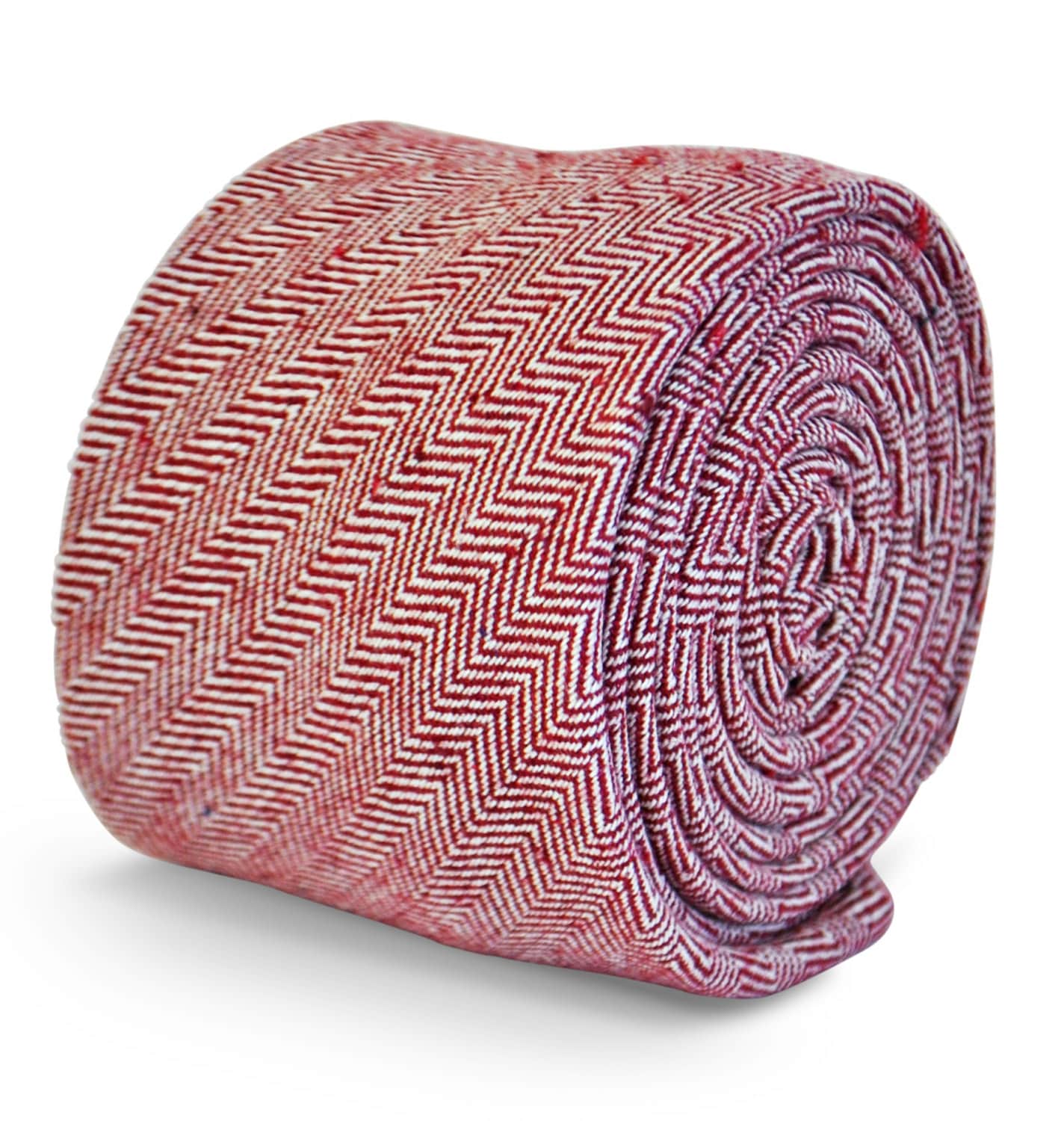Frederick Thomas grey//green with red /& yellow check mens wool tweed tie FT3145