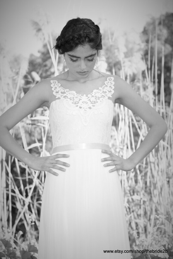 Kate Boho Wedding Dress Bohemian Wedding Dress Hippie Etsy