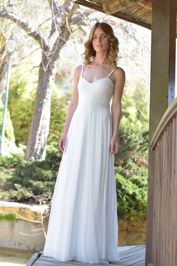 Faith On Sale Only 199 Usd Boho Wedding Dress Backless Etsy