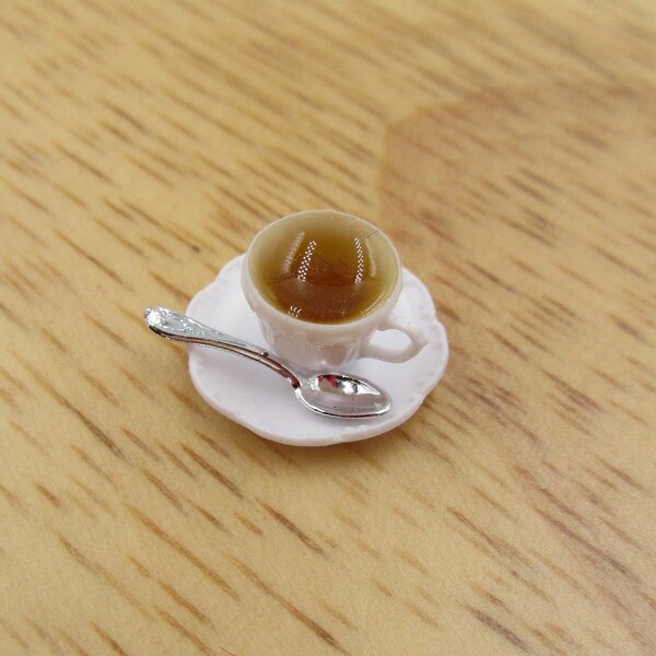 Miniature Tea Cup and Saucer Etsy