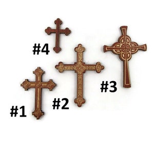 Miniature Wood Cross, Dollhouse Cross, Decorative Cross image 4