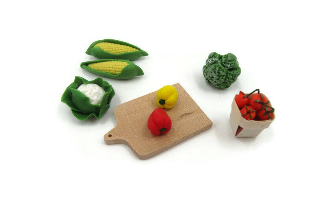Dollhouse Miniature Vegetables Doll Mini Veggies Miniature Etsy