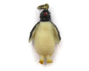 Penguin Vintage Celluloid Charm 7/8"