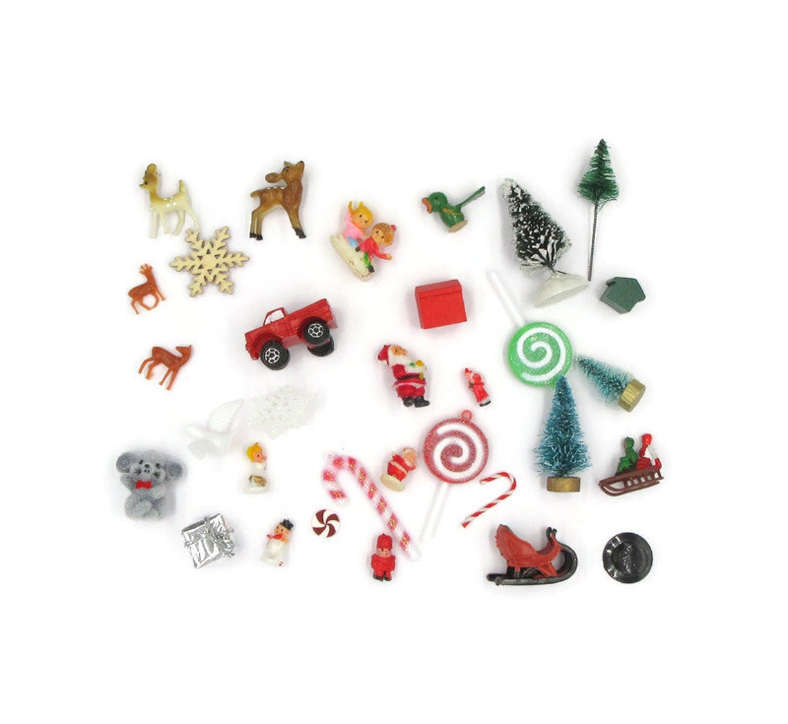 Advent Calendar Toy Filler Christmas Miniature Lot Tiny Etsy