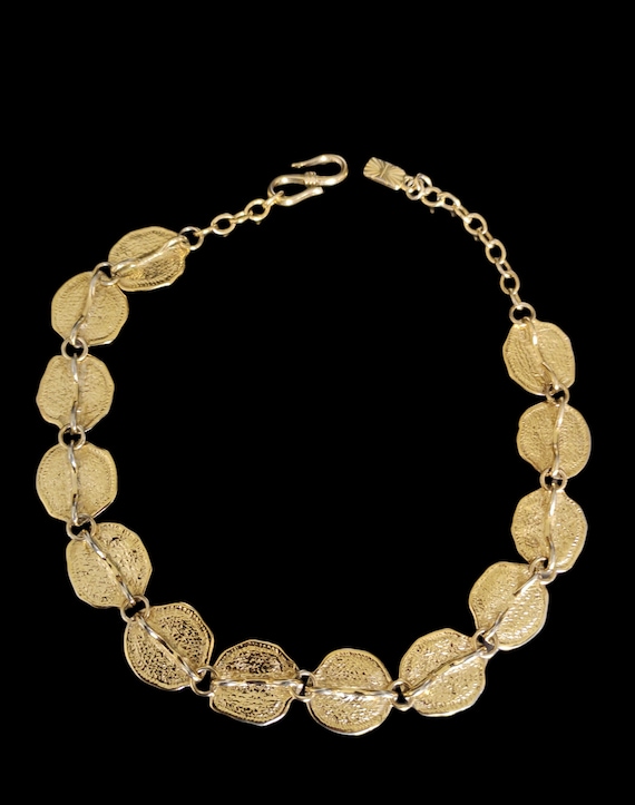 Yves Saint Laurent  - bijoux/collier "fossile" en… - image 4