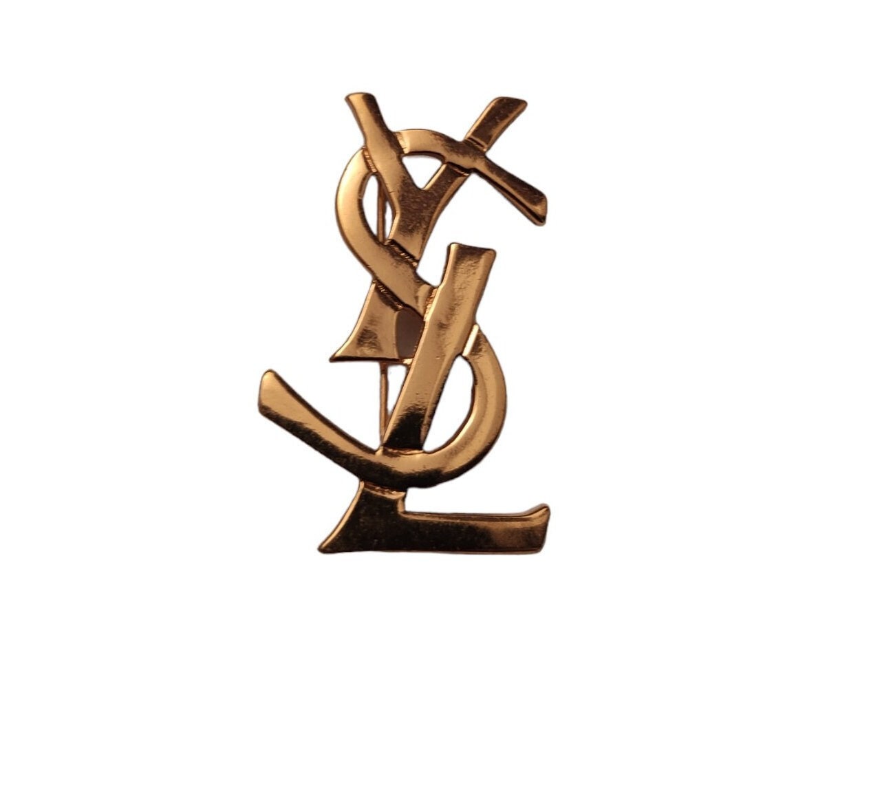 YVES SAINT LAURENT sun face brooch pendant – Vintage Carwen