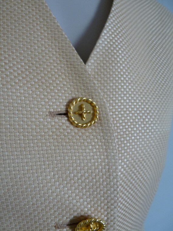 LOUIS FERAUD - women's suit vest - vintage 80s - size�?� - Gem