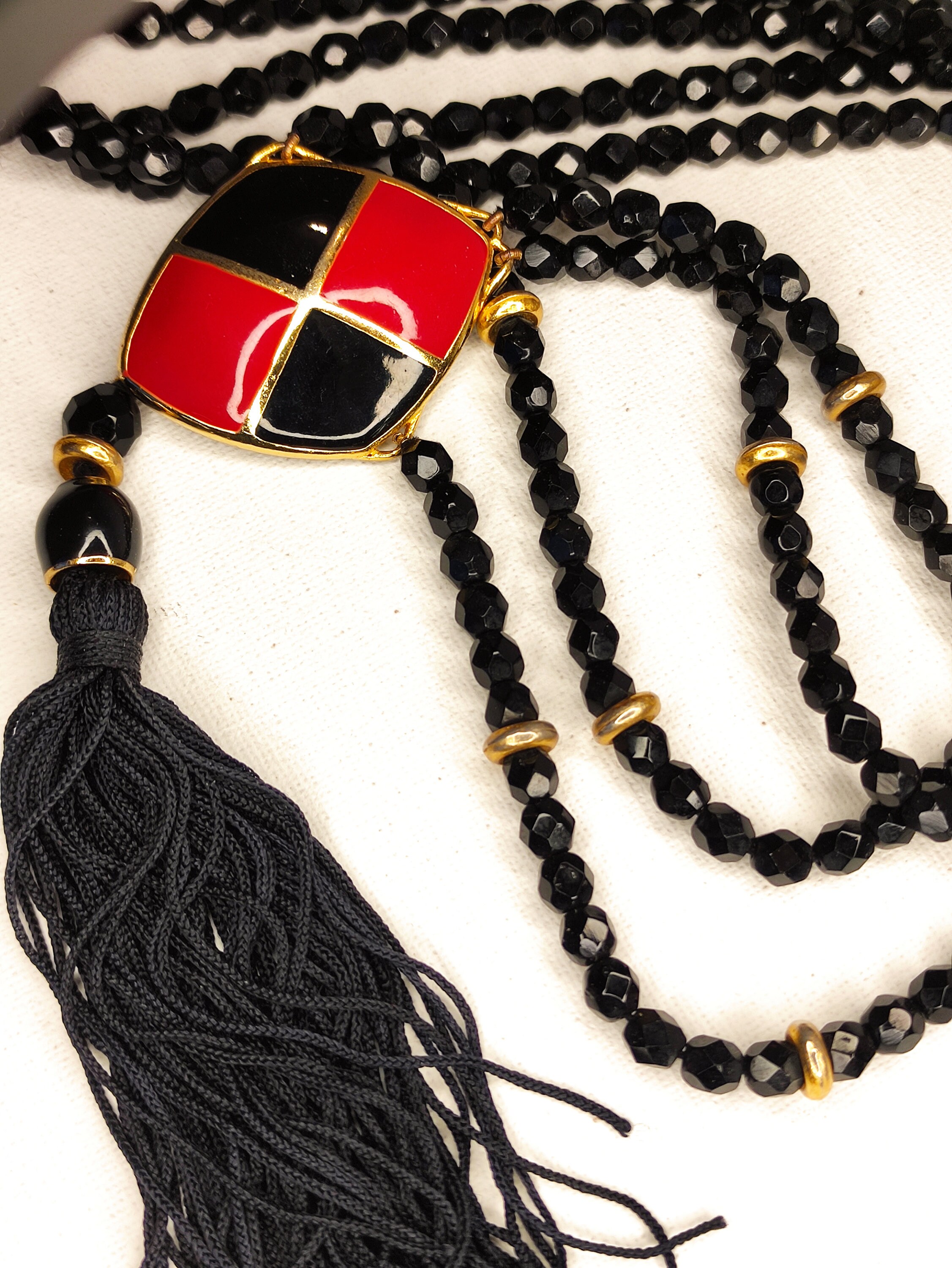 Balenciaga - Jewelry/necklace/long Necklace With Jet Beads Balenciaga - Jewelry/necklace/long Necklace With Jet Beads