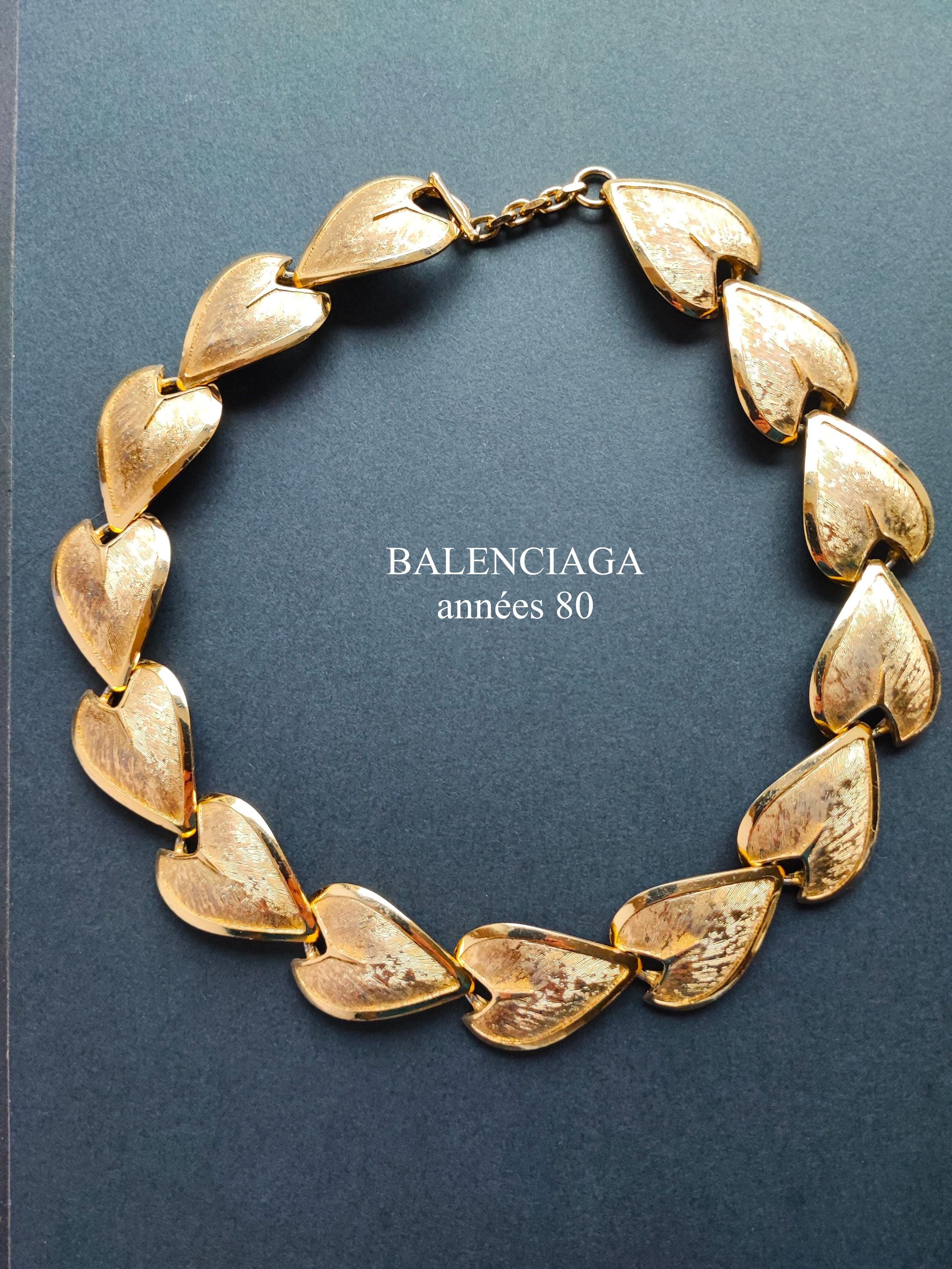Vintage BALENCIAGA Leaf Nacklace バレンシアガ