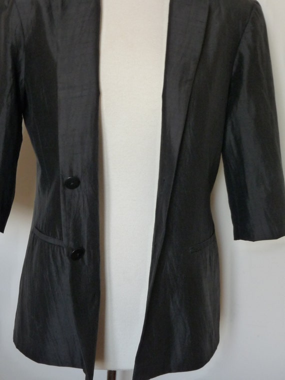 DANIEL HECHTER - vintage silk dress jacket - wome… - image 7