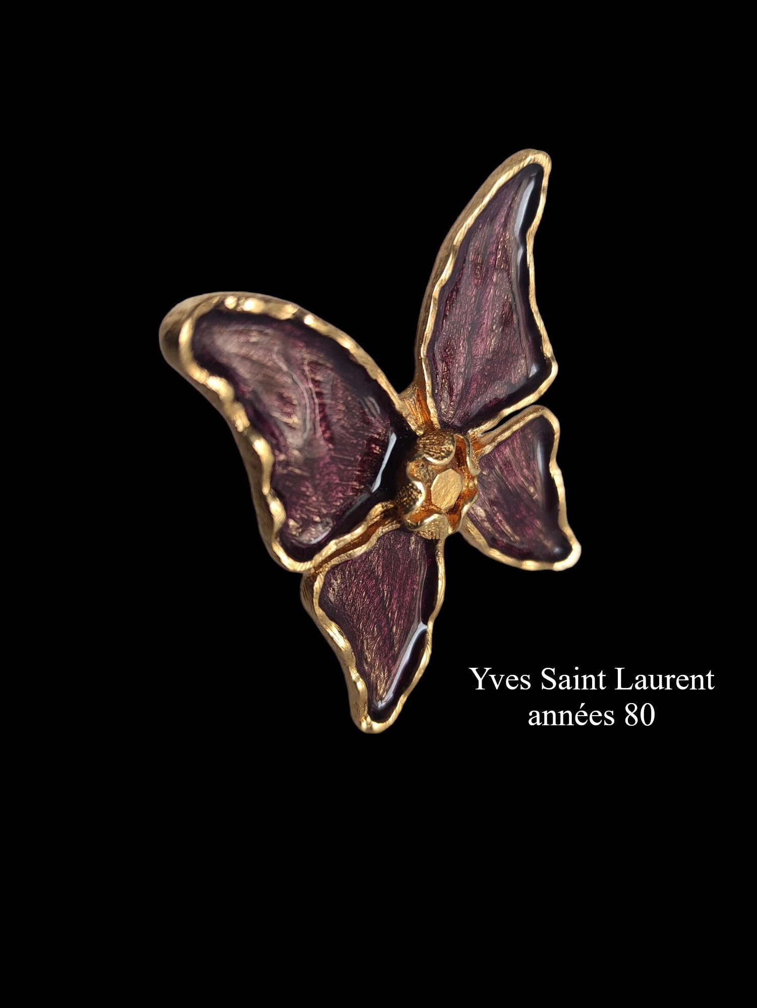 Ysl Butterfly Brooch UK