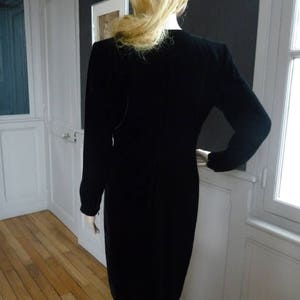 Yves Saint Laurent Rive gauche cocktail/evening/dress dress vintage 80s size 38 FR image 3