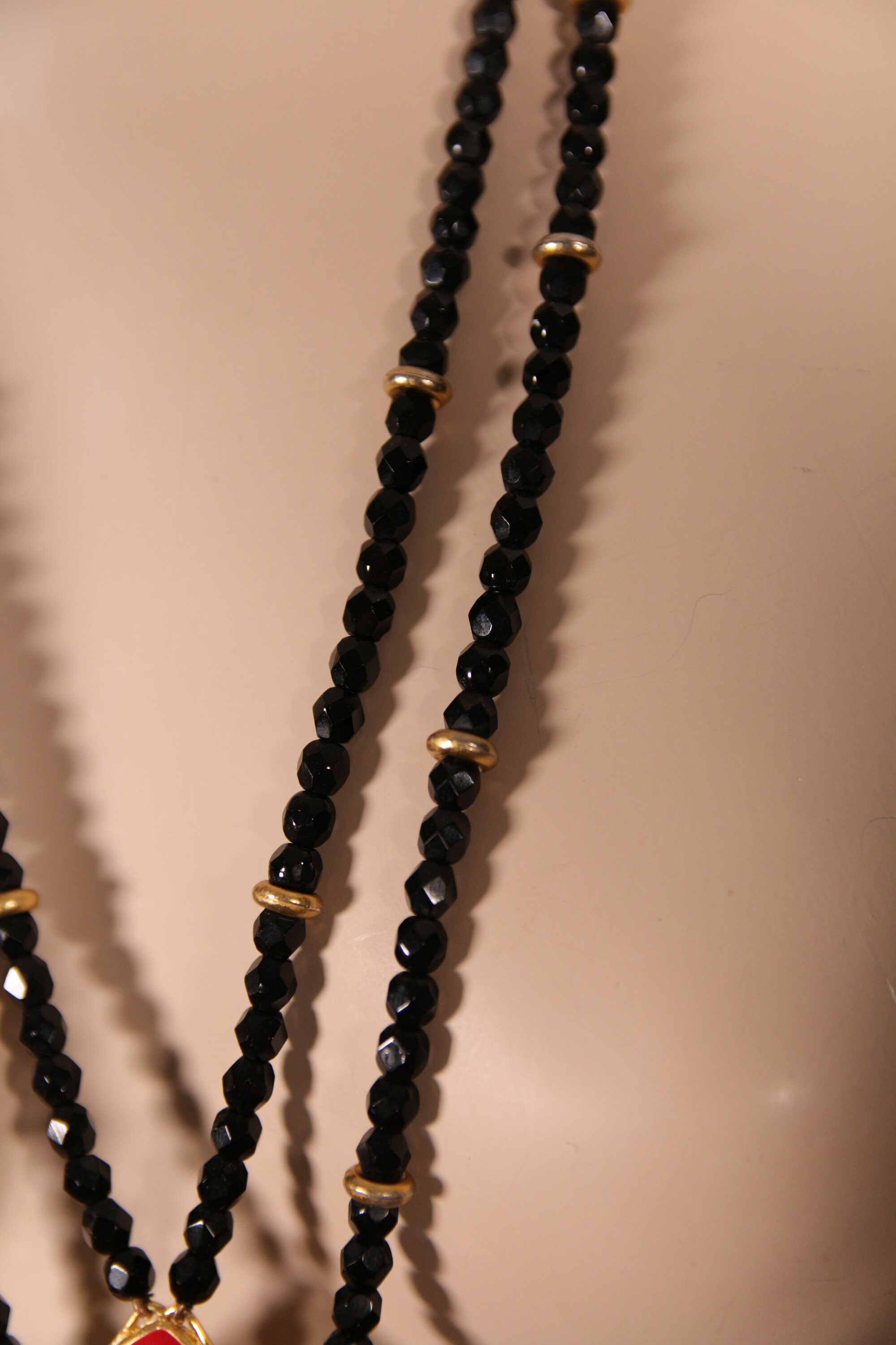 Balenciaga - Jewelry/necklace/long Necklace With Jet Beads Balenciaga - Jewelry/necklace/long Necklace With Jet Beads