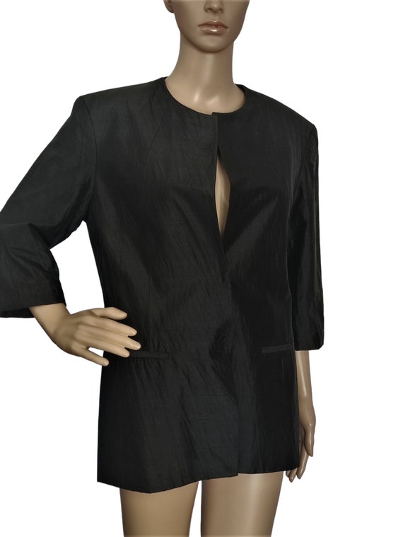 DANIEL HECHTER - vintage silk dress jacket - wome… - image 3