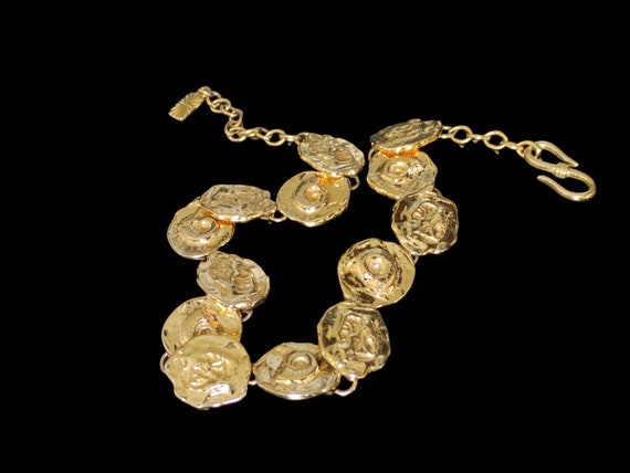 Yves Saint Laurent  - bijoux/collier "fossile" en… - image 3
