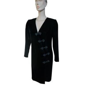 Yves Saint Laurent Rive gauche cocktail/evening/dress dress vintage 80s size 38 FR image 1