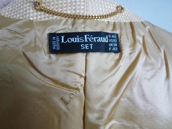 Veste Blouse Féraud En Soie Vintage Années 80 - Taille 42, Multicolore - Très Bon état