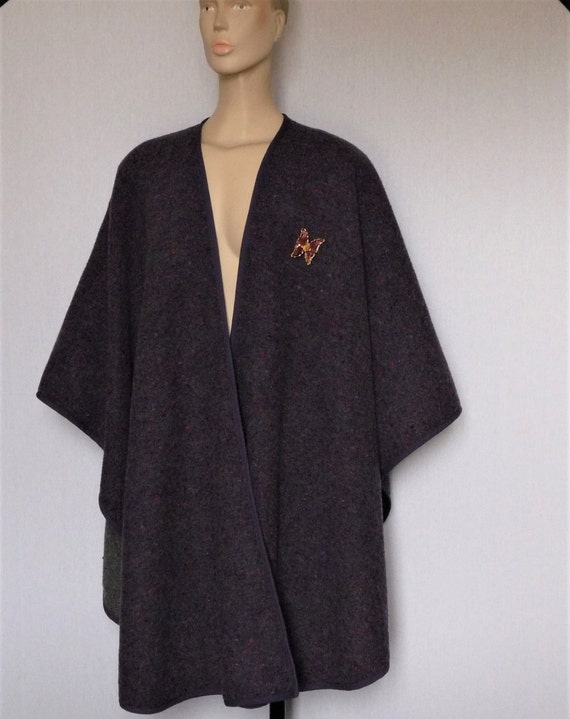 Yves Saint Laurent Rives Gauche - Vintage Coat/cape From the 70s